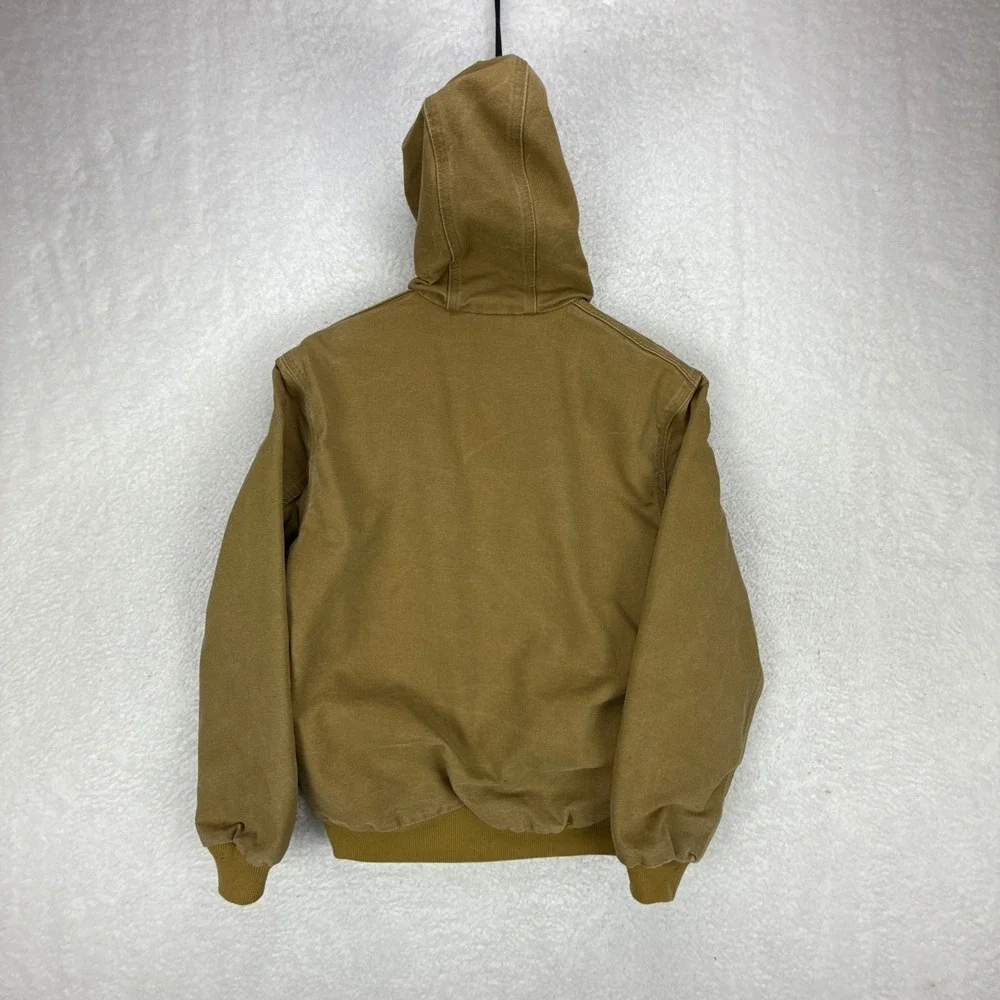 Carhartt Sandstone Active Jacket Thermal Lined Mens Small J25 CML Camel Brown